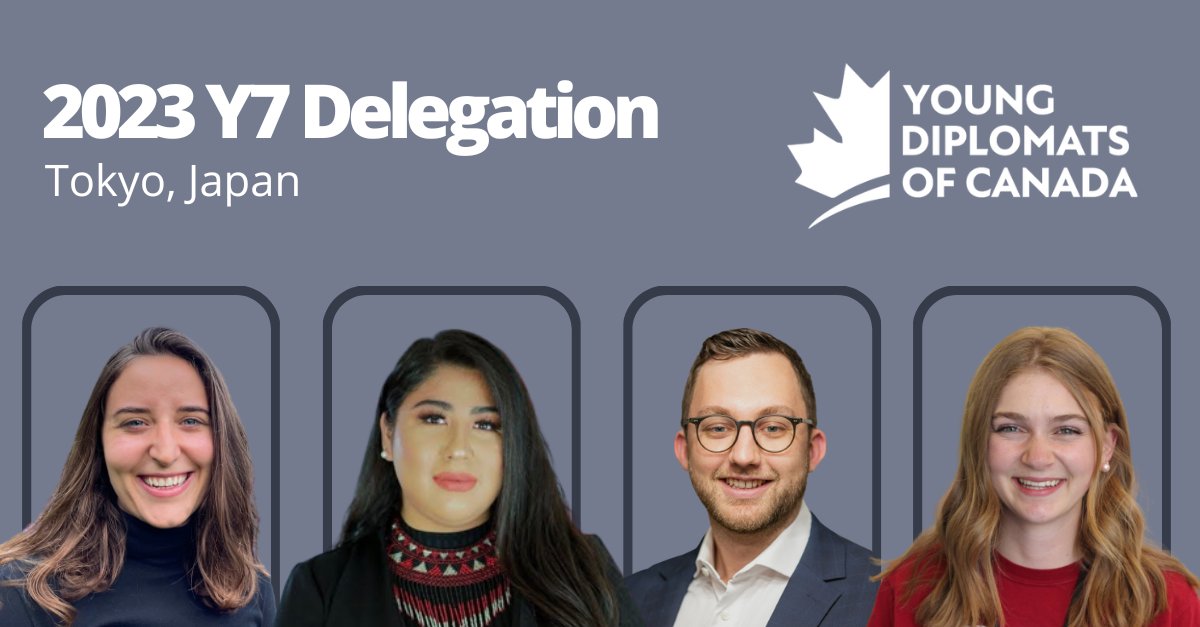 YDCanada's tweet photo. Meet the delegates who will represent 🇨🇦 youth at the 2023 #Y7Summit in Tokyo, Japan in April. / Découvrez les délégué(e)s qui représenteront les jeunes du 🇨🇦 lors du prochain Sommet jeunesse du G7 qui aura lieu à Tokyo au Japon en avril.
👉🏽 https://t.co/AeprXI9s4z #cdnpoli https://t.co/VM6g0YNCUC