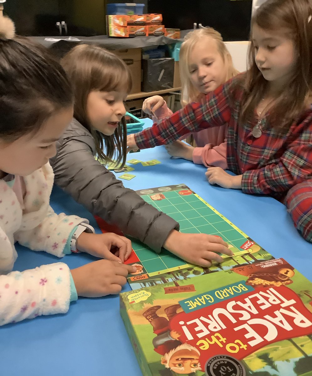 STEMatCCS's tweet photo. The race is on! First grade #STEM students collaborated to CODE a path, allowing them to collect 3 keys, arriving at the treasure before the Ogre! @Peaceful_K #100daysofcode #coding https://t.co/VPSSyHB0LI