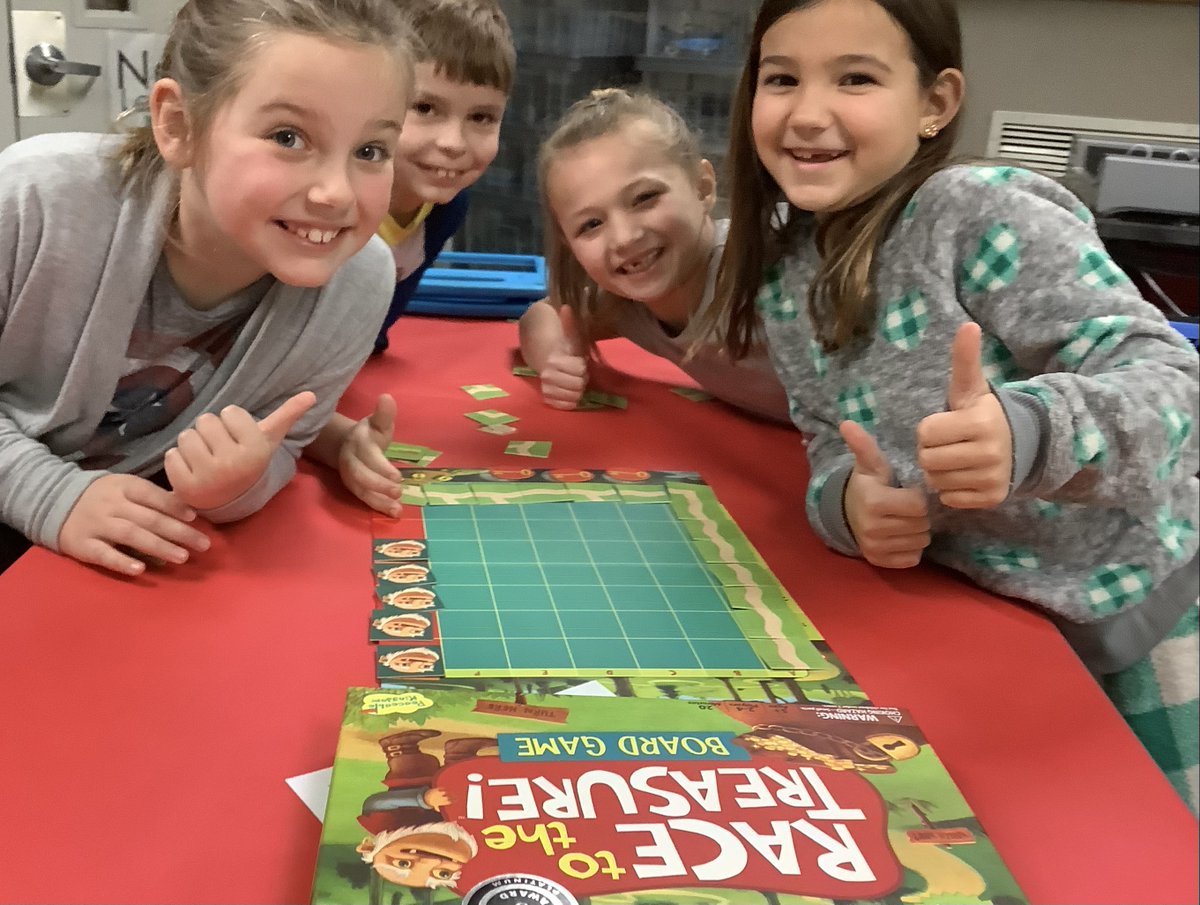STEMatCCS's tweet photo. The race is on! First grade #STEM students collaborated to CODE a path, allowing them to collect 3 keys, arriving at the treasure before the Ogre! @Peaceful_K #100daysofcode #coding https://t.co/VPSSyHB0LI