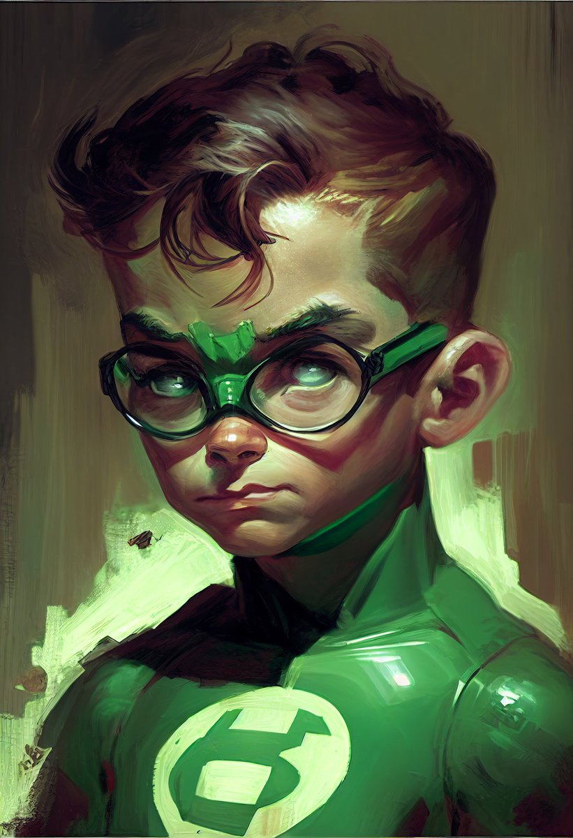 Little super heros AI images.
Wallpaper worthy 😻
Check thread images.
Like and share ✨️

Artist: Dave Craigson

-1 Green Lantern