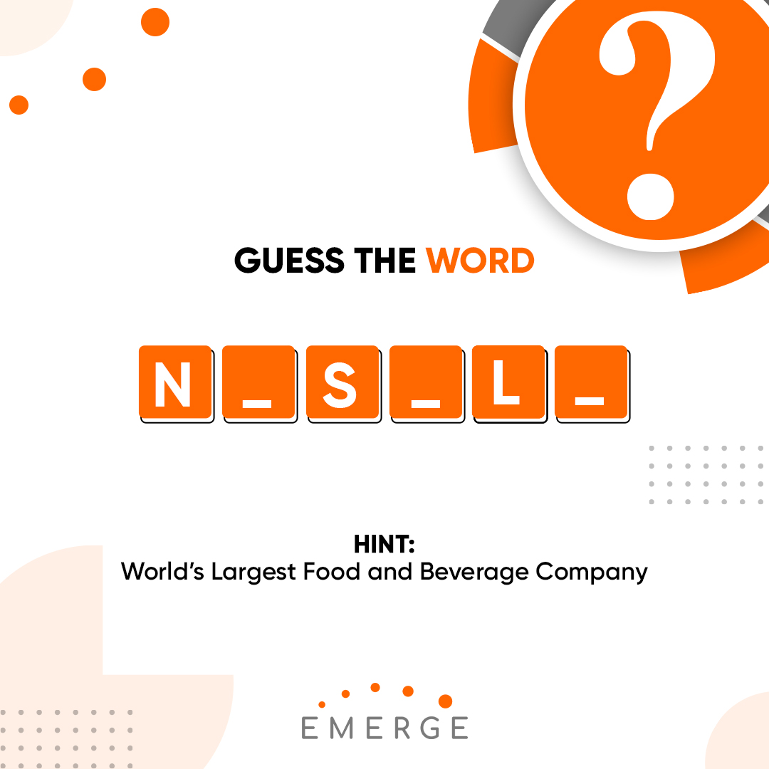 We all know about the renowned food and beverage company, a subsidiary of a Swiss multinational company. 

Can you now guess the name of this multinational based in Lahore, Pakistan? 

#Emerge #startups #investments #Aimviz #quiztime #quizoftheday #startupquiz