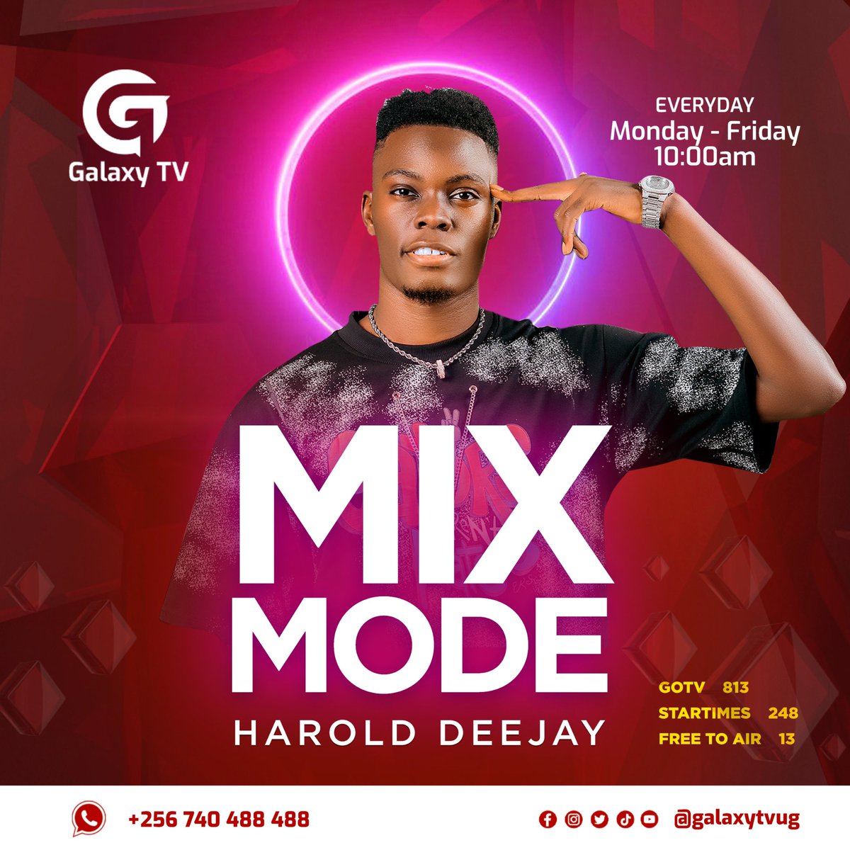 harolddeejay256's tweet image. #mixmode on @GalaxyTVUg  on air🔥🔥
