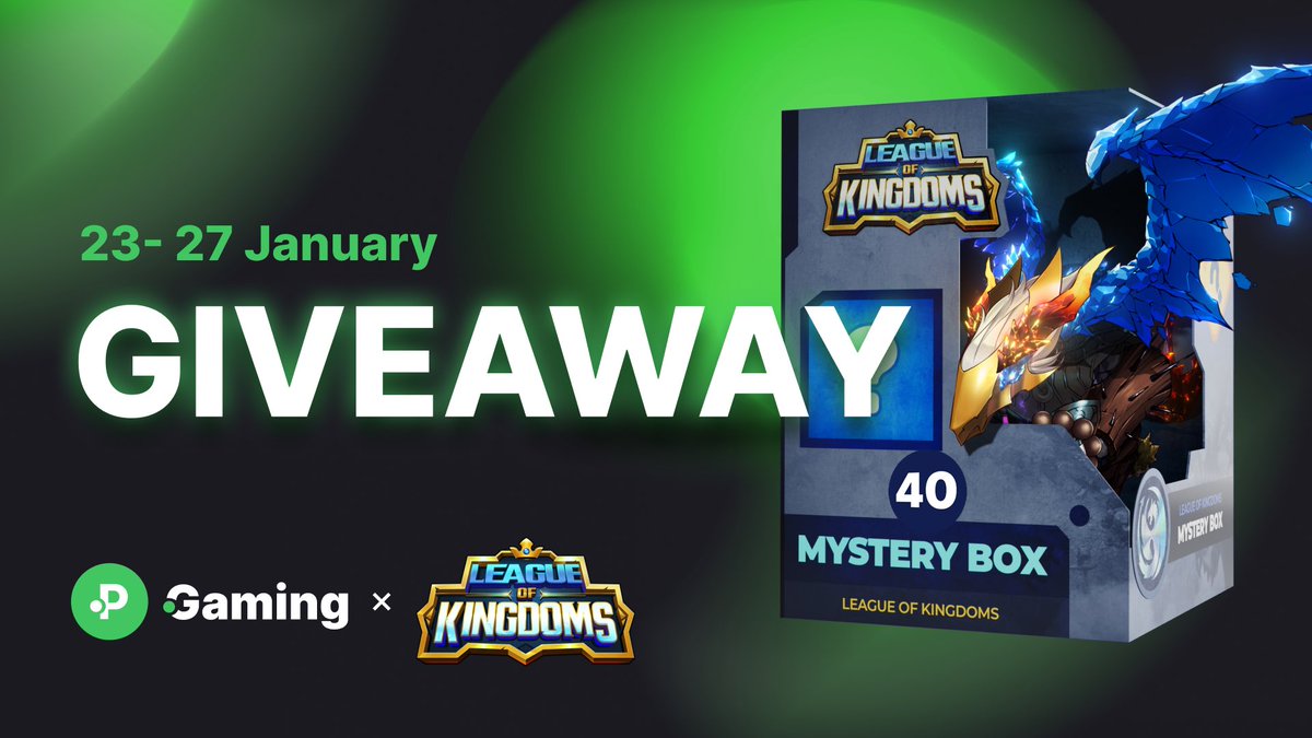 In celebration of the new lunar year, we’re partnering up with <a href="/LeagueKingdoms/">League of Kingdoms Arena</a> to give away 40 Drago Mystery Boxes (up to $4,000 in prizes)! 🐉🎁

✅ Follow @PolkastarterGG &amp; <a href="/LeagueKingdoms/">League of Kingdoms Arena</a> 
✅ RT &amp; tag 3 friends
✅ Complete the tasks listed here: sesamelabs.xyz/league-of-king…