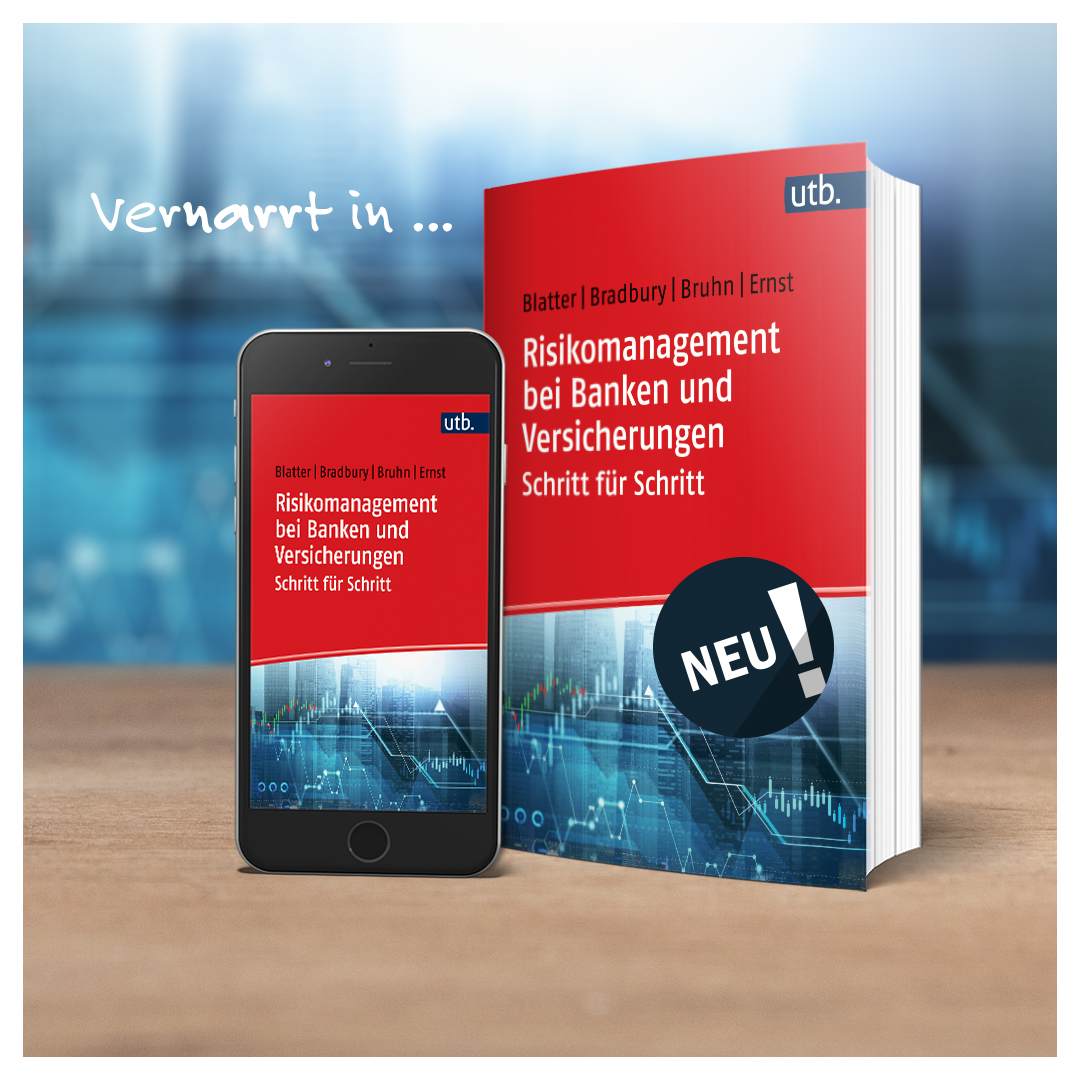 NEU! "Risikomanagement bei Banken und Versicherungen Schritt für Schritt" für Studierende betriebswirtschaftslicher Studiengänge mit Schwerpunkt #Finanzdienstleister:
utb.de/doi/book/10.36…

<a href="/utb_stuttgart/">UTB Verlag</a> #uvkverlag #vernarrtinwissen #Finanzwirtschaft <a href="/hfwu_tweet/">HfWU.de</a>