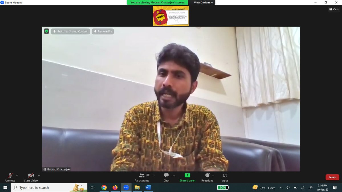 KIITSOL's tweet photo. Dr. Gourab Chatterjee, Asst. Professor, KIIT School of anguage delivered lecture on “Memes: To Subvert or To Conform” in an Online Lecture Series organized by St. Francis College, Bangalore in collaboration with Jain (Deemed-to-be) University, Bangalore on January 19, 2023.
#ksol https://t.co/pZjFyG7twJ