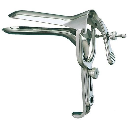 parasocialyte's tweet image. i have to schedule a pap smear this year and i want someone to explain to me why we have no other tools for performing pap smears than the one that looks like a literal medieval torture device