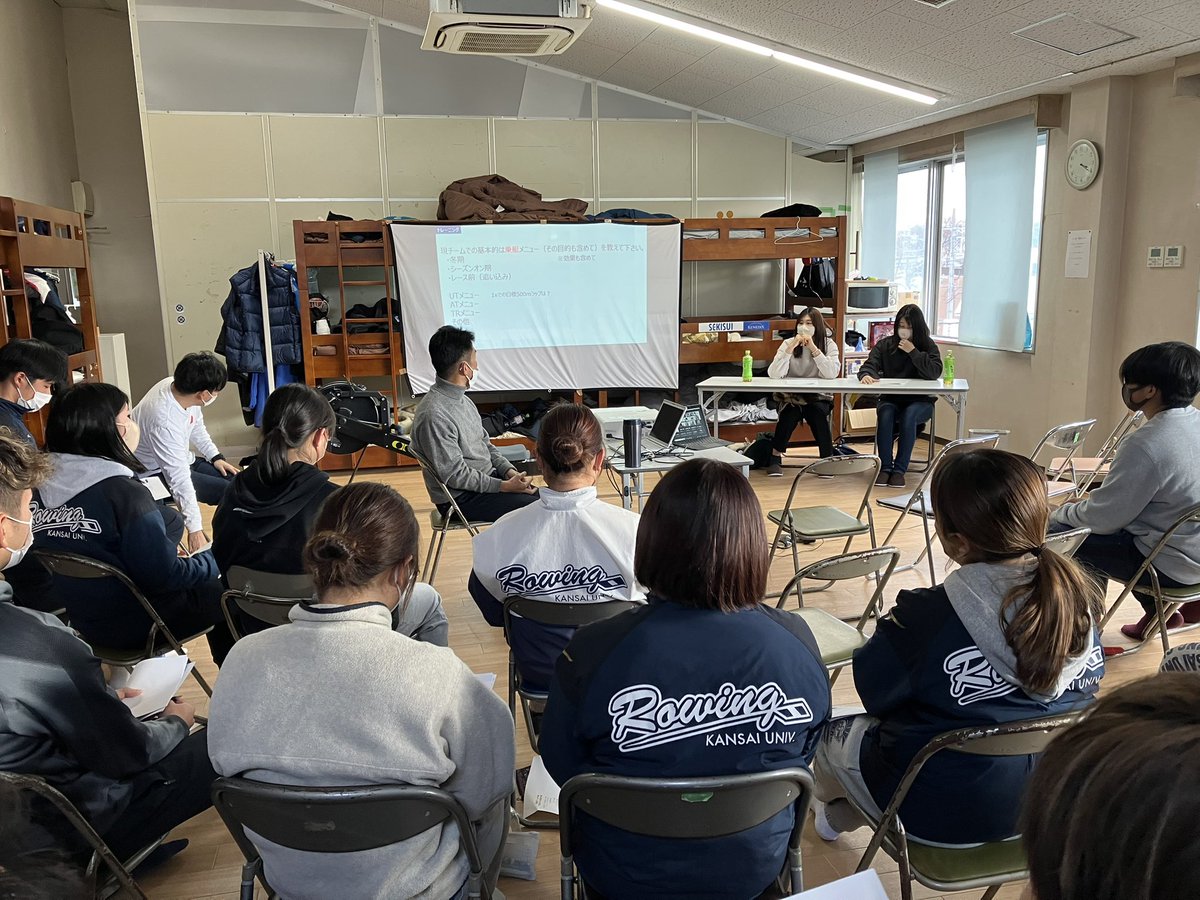 rowinglovers's tweet image. 明治安田生命で活躍されていた領木先輩とDENSOで活躍されている山本先輩が学生たちとトークディスカッションを行ってくれました！！ありがとうございました😆