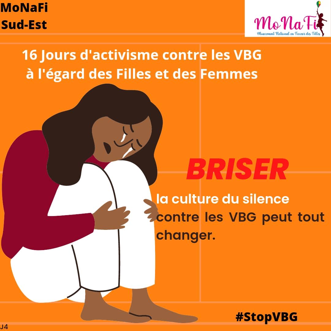milena_kami's tweet image. #Briser la culture du silence contre les VBG peut tout changer
