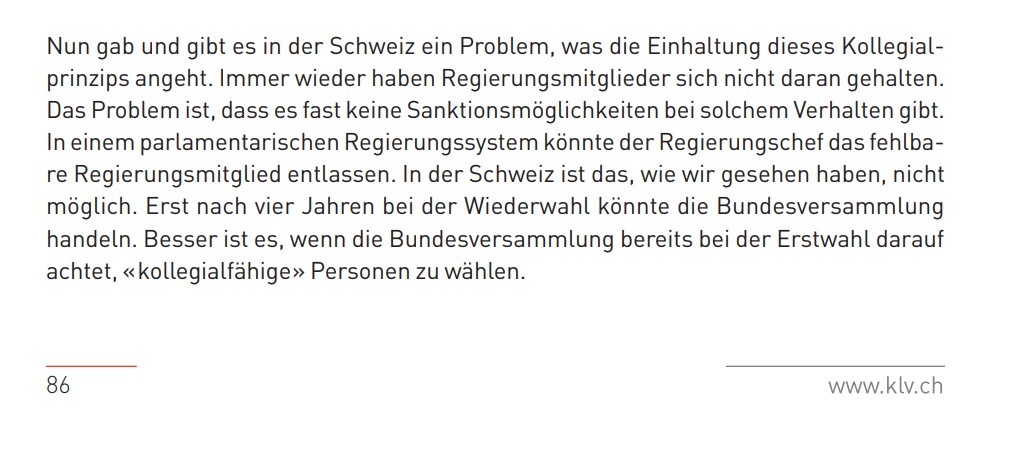 silvano_moeckli's tweet photo. Die strukturellen Ursachen für die häufigen #Indiskretionen vor Bundesratssitzungen liegen im kollegialen #Regierungssystem. Vor kontroversen Entscheiden kann man nicht beim Regierungschef lobbyieren; man braucht für eine Mehrheit vier Regierungsmitglieder. #CoronanewsAffäre https://t.co/2A62mkpUAz