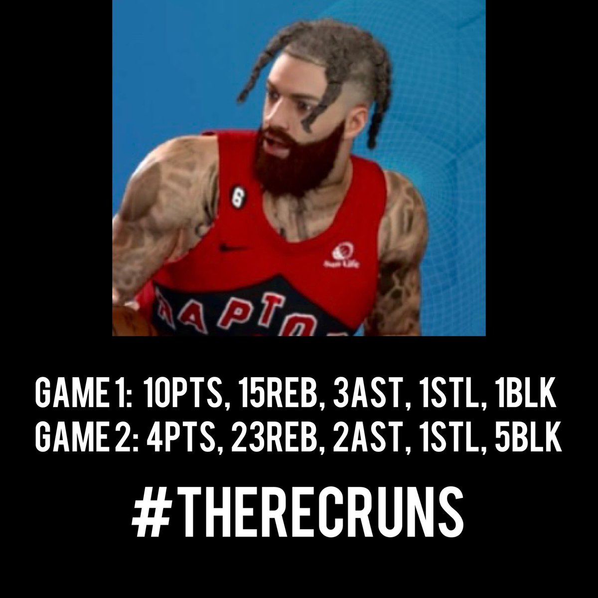 Lightskinwolff's tweet image. Went 1-1 tonight in #TheRecRuns and put up some impressive numbers. 📈#PostGameStats #BoxScore #NBA2K #NBA2KLeague #NBA2KUndrafted