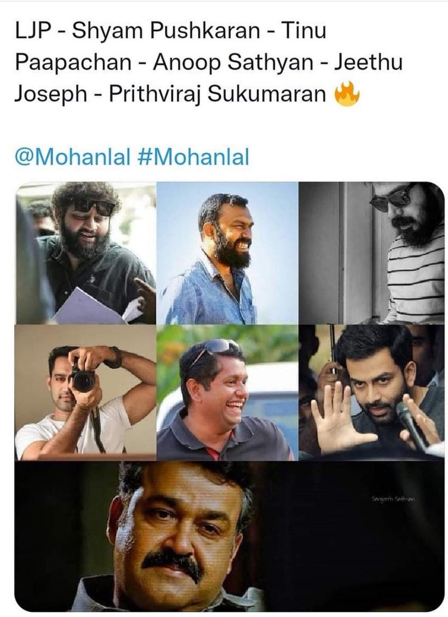 + #L353 Directed by Vivek 

Strong Rumours - Madhu C Chandran, Dijo jose Antony (Chances for Confirmation) 

Anwar Rasheed(Latest Buzz(not a Trustable one,but Hope) 

After Alone And Barroz in 2023 First Half😕
#L Movies in 2023 Second Half,2024, 2025 are Full on Full Promising🔥