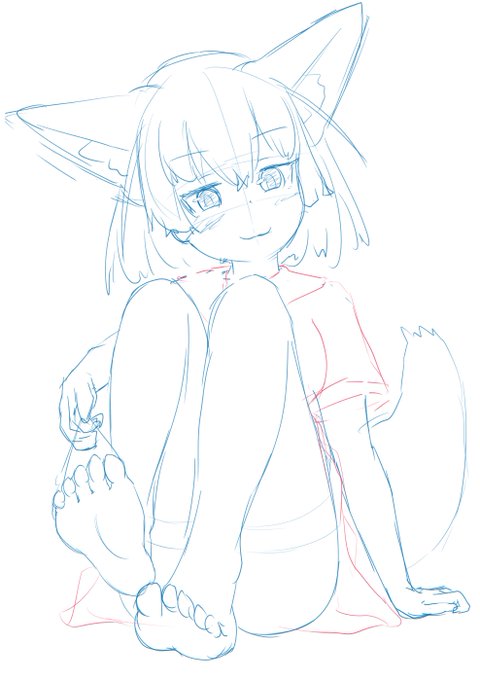 こんな感じの描いてます
続きは明日! 