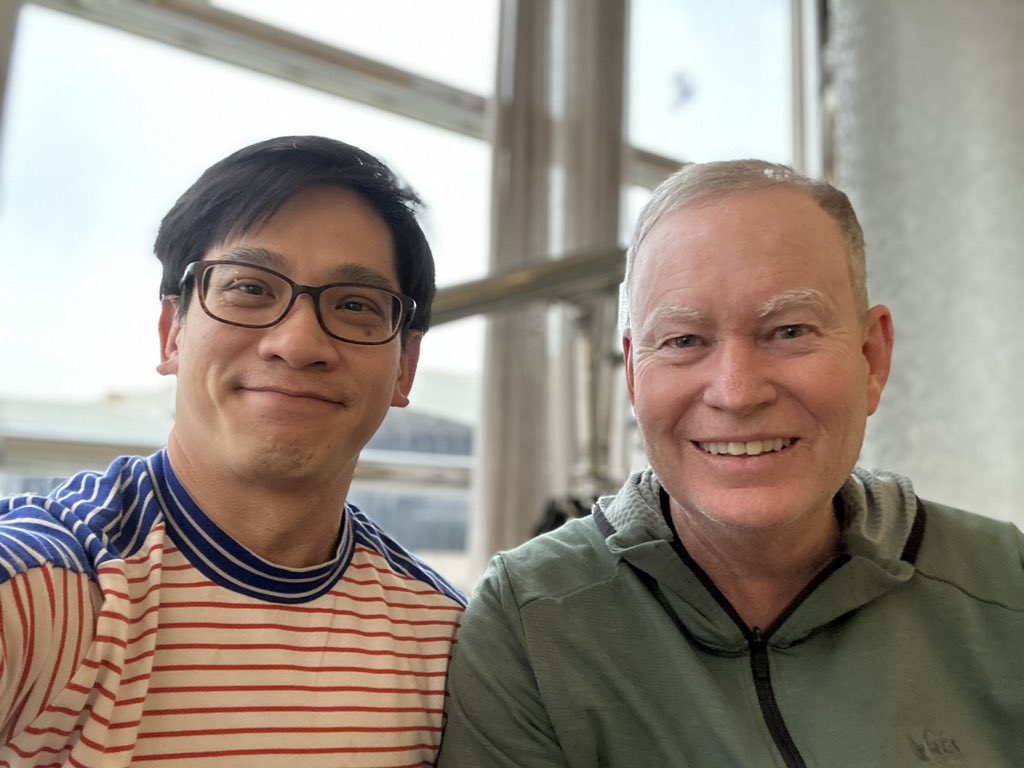 Ran into <a href="/MickCornett/">Mick Cornett</a>, the former mayor of Oklahoma City, at the airport in Riyadh. We will be speaking at the “Furas” Municipal Investment Forum 2023 and looking forward to a lively exchange on city transformation.