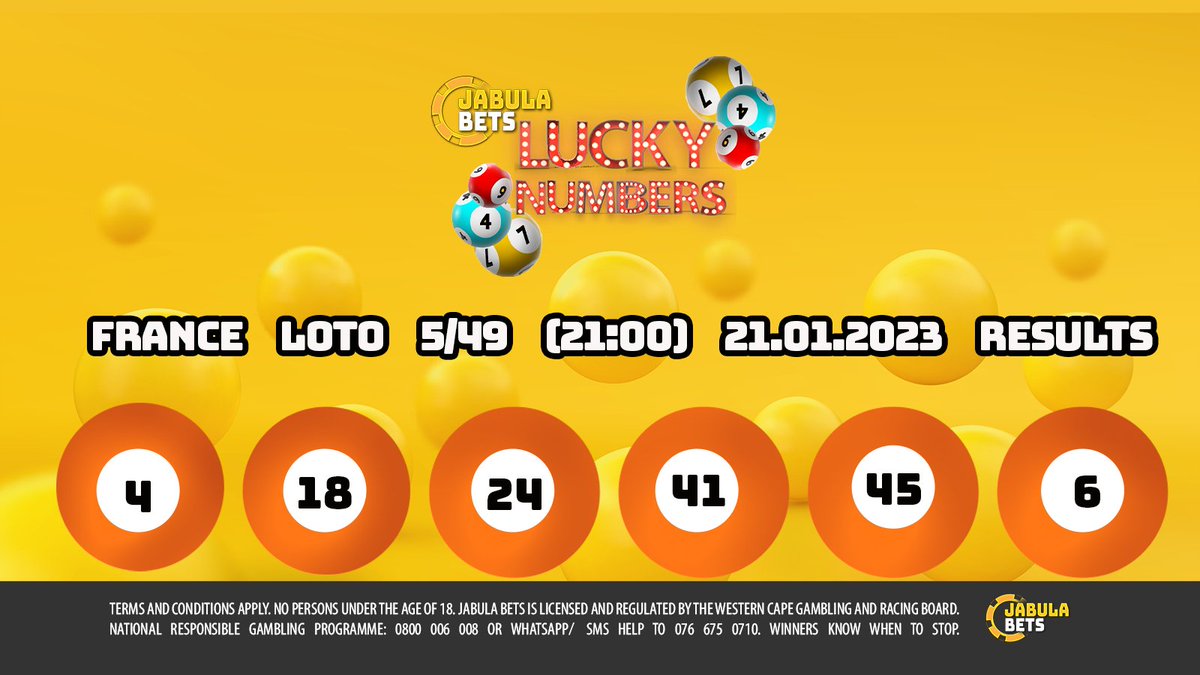 bets_sa's tweet photo. Saturdays France Loto Results are in ๐ฅณ
https://t.co/PZikC9Z7od
+18 | Winners Know When To Stop | NRGP 0800 006 008
#luckynumbersforthewin #celebratethewin #luckynumbers #slotsandroid #smartmove #JB #JabulaBets #Celebratethewin #MatchBonus #fastpayments #gamification #STAKE https://t.co/doWTqTgIwK
