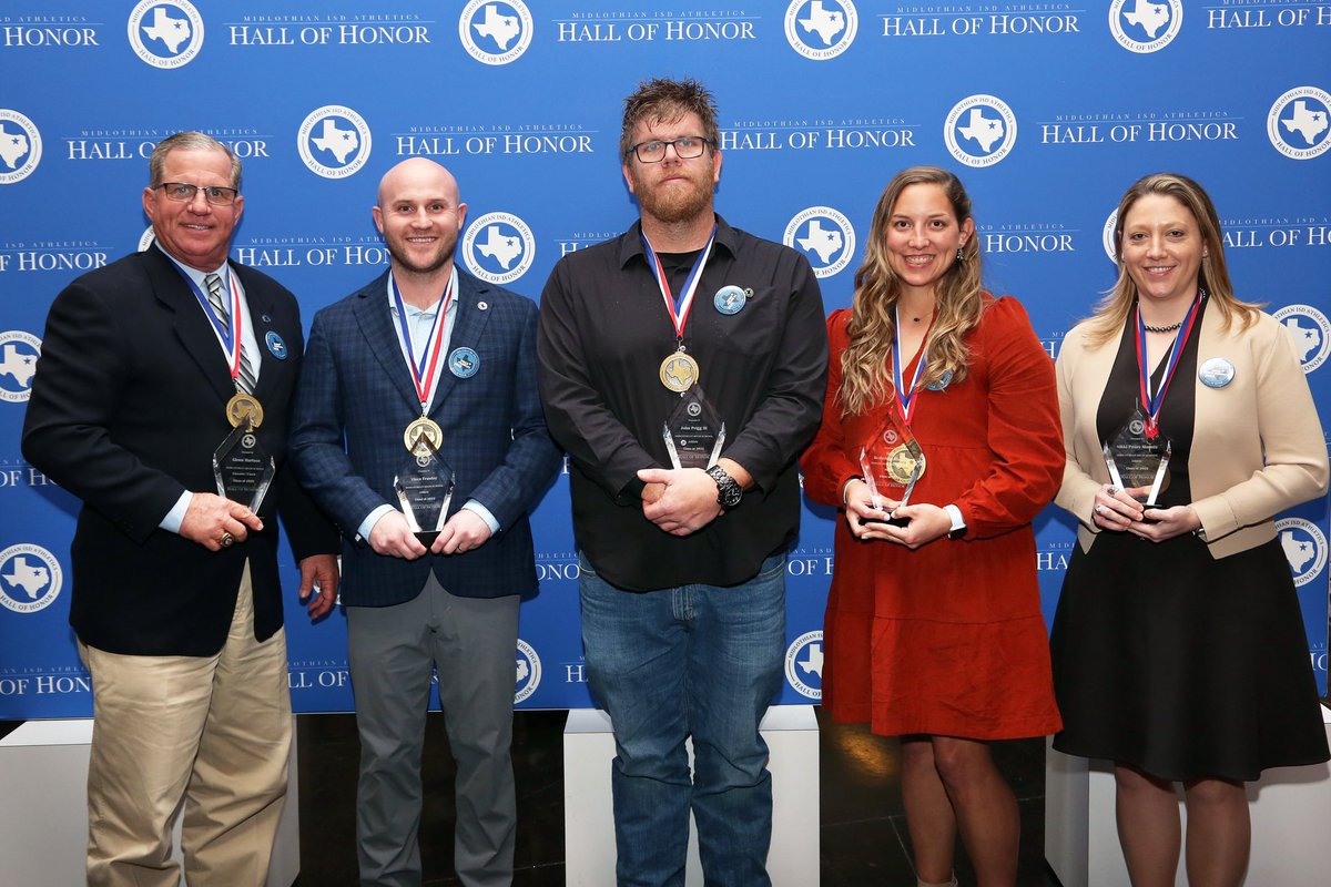 midlothianhoh's tweet photo. Our favorite evening of the year as we welcomed our newest inductees, the Class of 2022 to the @MISD_Athletics Hall of Honor.

Congratulations to all of our incredible Athletes, Coaches &amp; Teams!

Special thank you to our amazing community partners who make this evening possible. https://t.co/5DJOhSC2Y3