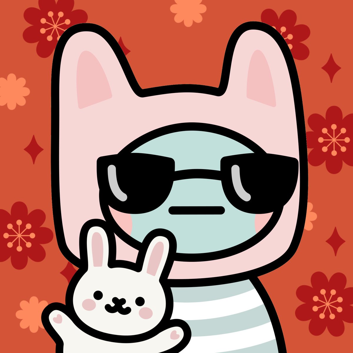 bk420king's tweet image. Happy Lunar New Year, it's the year of the Rabbit!  @WonderPals