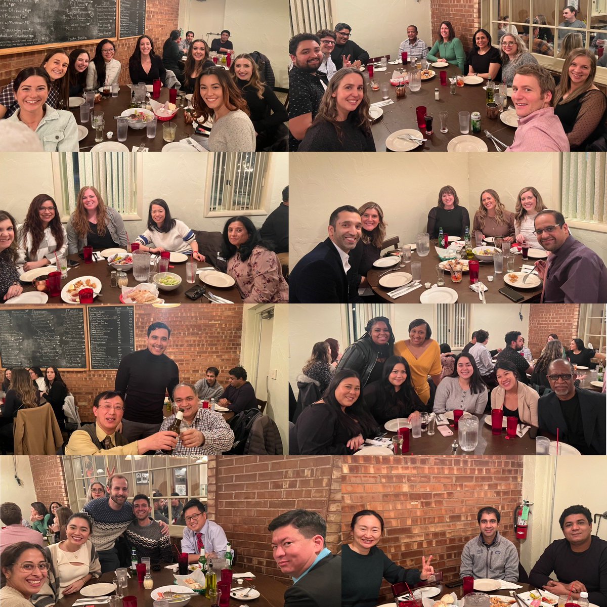 Lots of pasta and lots of laughs. #rushradonc holiday party was a blast! Can’t imagine a better team! @RushRad @GauravMarwahaMD @DrNikhilJoshiMD @amarenyi @NathanielCamden @Omar__Azem @YixiangLiaoPhD