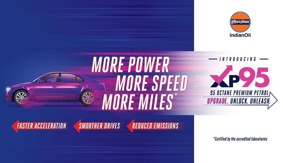 ioclpunjab's tweet image. Power up with an upgrade to the all-new XP95! Get better mileage, faster acceleration and smoother drives with our 95 Octane Premium Petrol. #XP95
#ioclpunjab