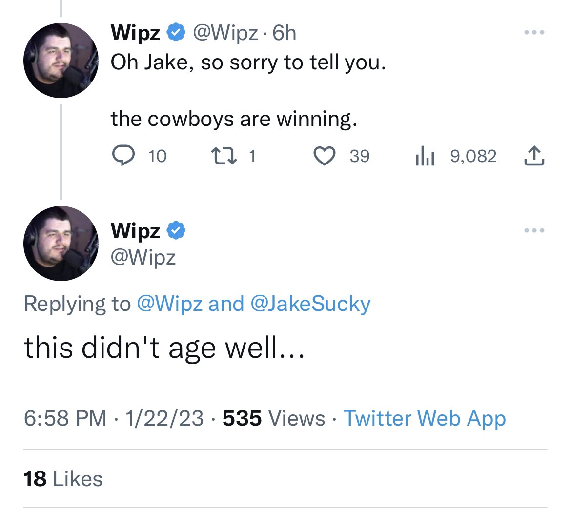 JakeSucky's tweet photo. LOLOLOLOL @Wipz https://t.co/kBYv2K9ewl