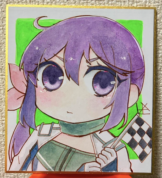 レースクイーン曙アナログで描いた 