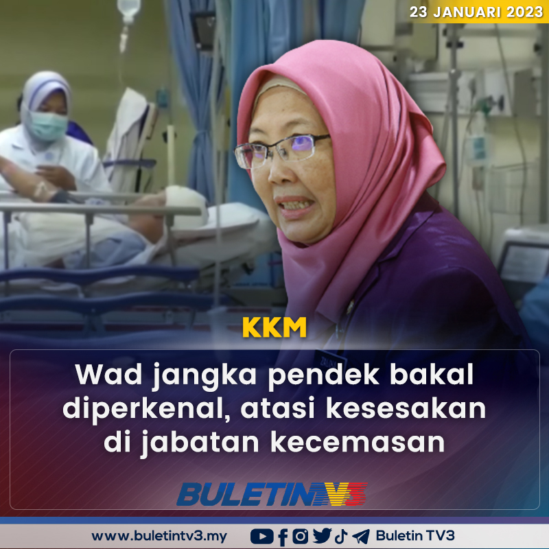 BuletinTV3's tweet photo. Kementerian Kesihatan (KKM) akan memperkenalkan wad jangka pendek bagi hospital yang mempunyai ruang sebagai inisiatif mengatasi masalah kesesakan di Jabatan Kecemasan. 

Berita penuh https://t.co/x0f2xlHZ7E https://t.co/L9oW2ggCjB