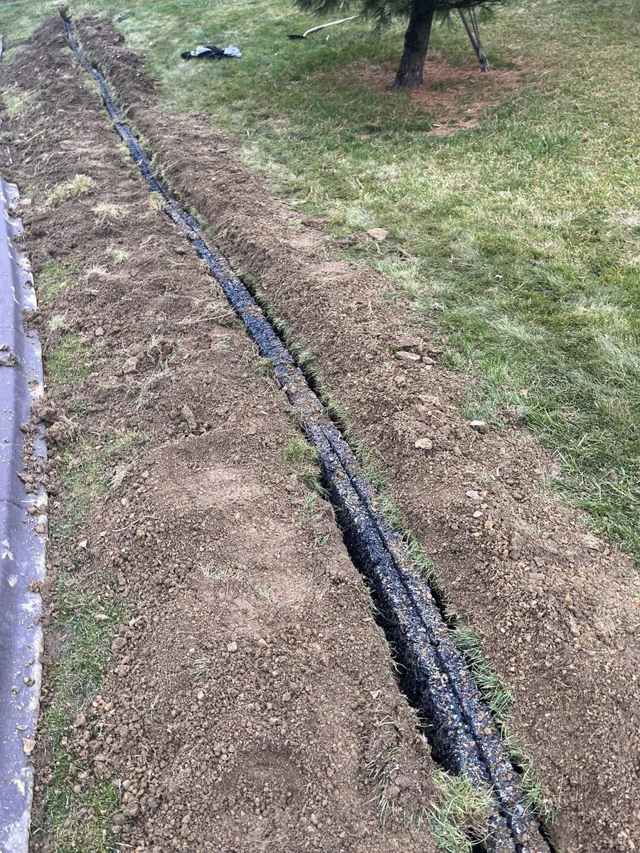 Go green and save money with our recycled thermoplastic product that helps keep your home safe from water damage. #frenchdrain #drainage