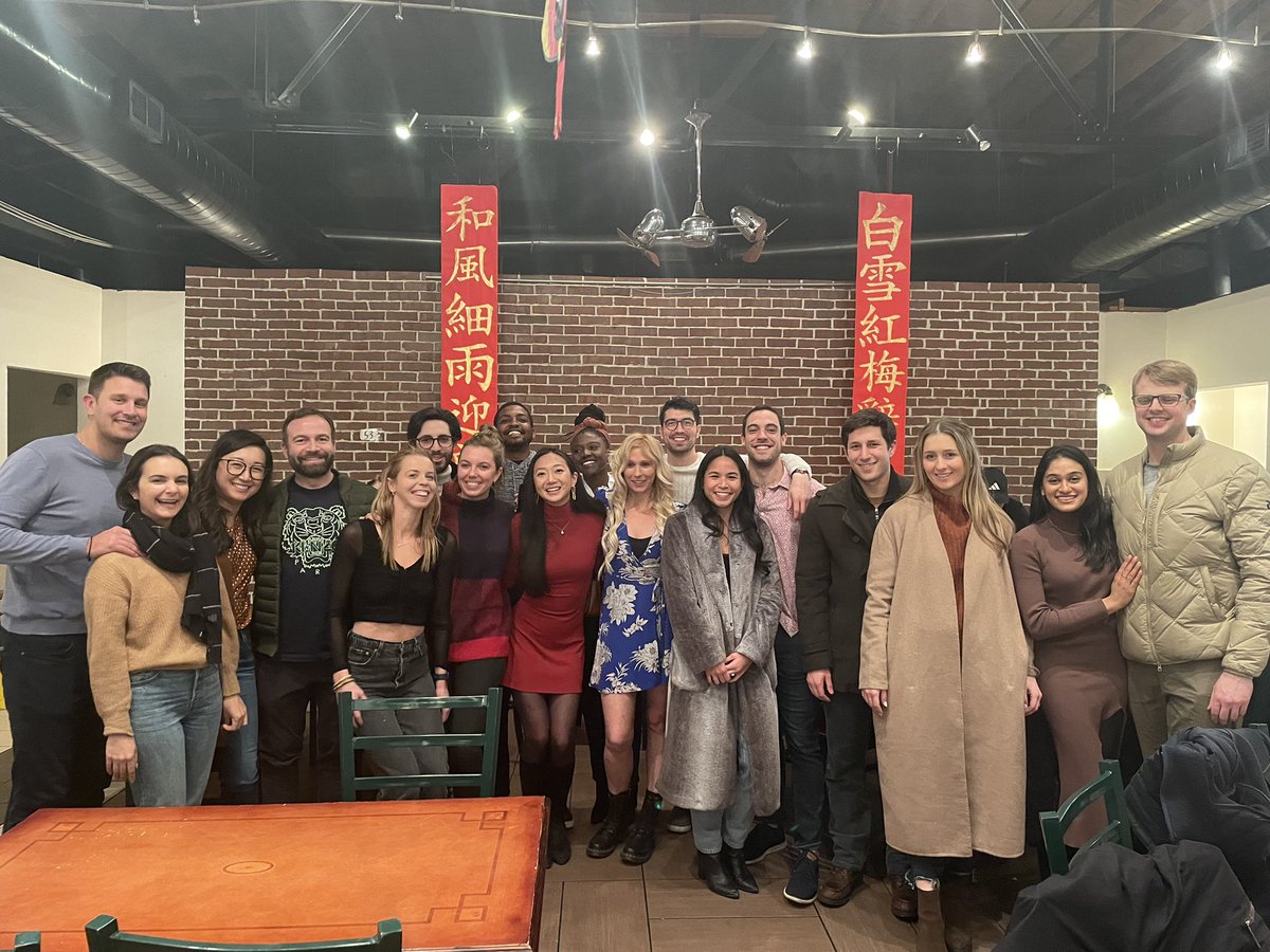 NaderDahdaleh's tweet photo. What a pleasure to join our @NeurosurgeryNM residents, family and friends in celebrating the Chinese new year 2023, the year of the rabbit. A beautiful evening with the best team! 心想事成! https://t.co/0VUyaGEksP