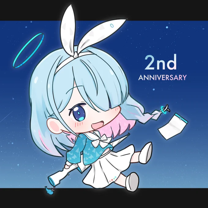 2周年 アロナ最終章、更新くっそ早いけど遠い‥‥#ブルアカ#ブルアカ2周年 