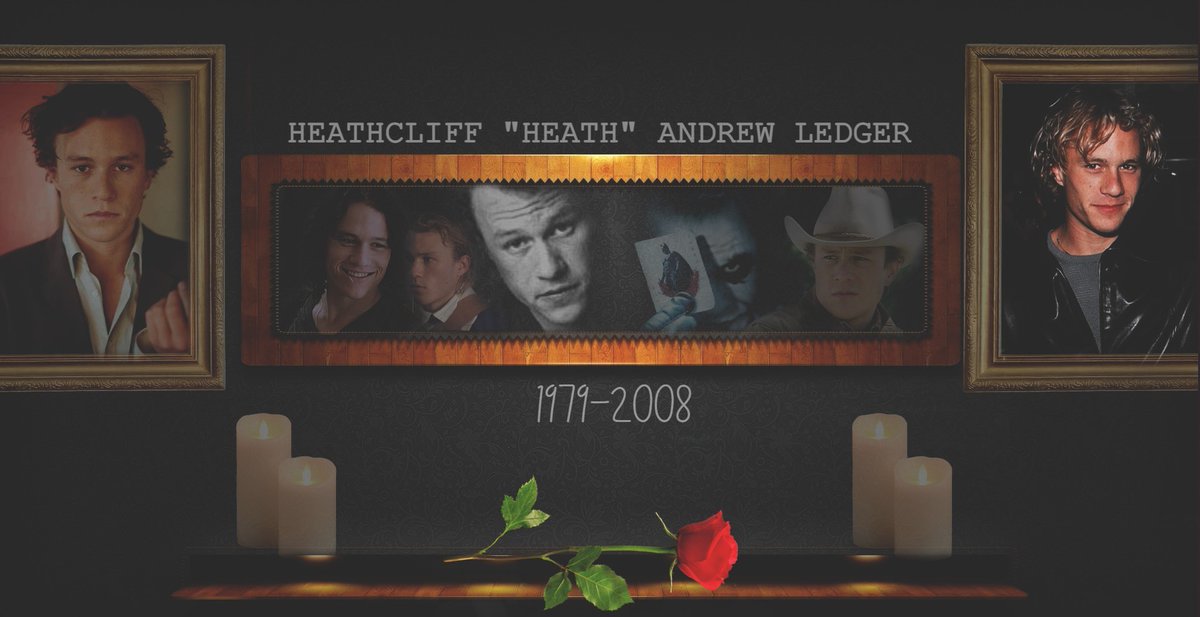Made this to remember Heathie today. #HeathLedger #RIPHeathLedger