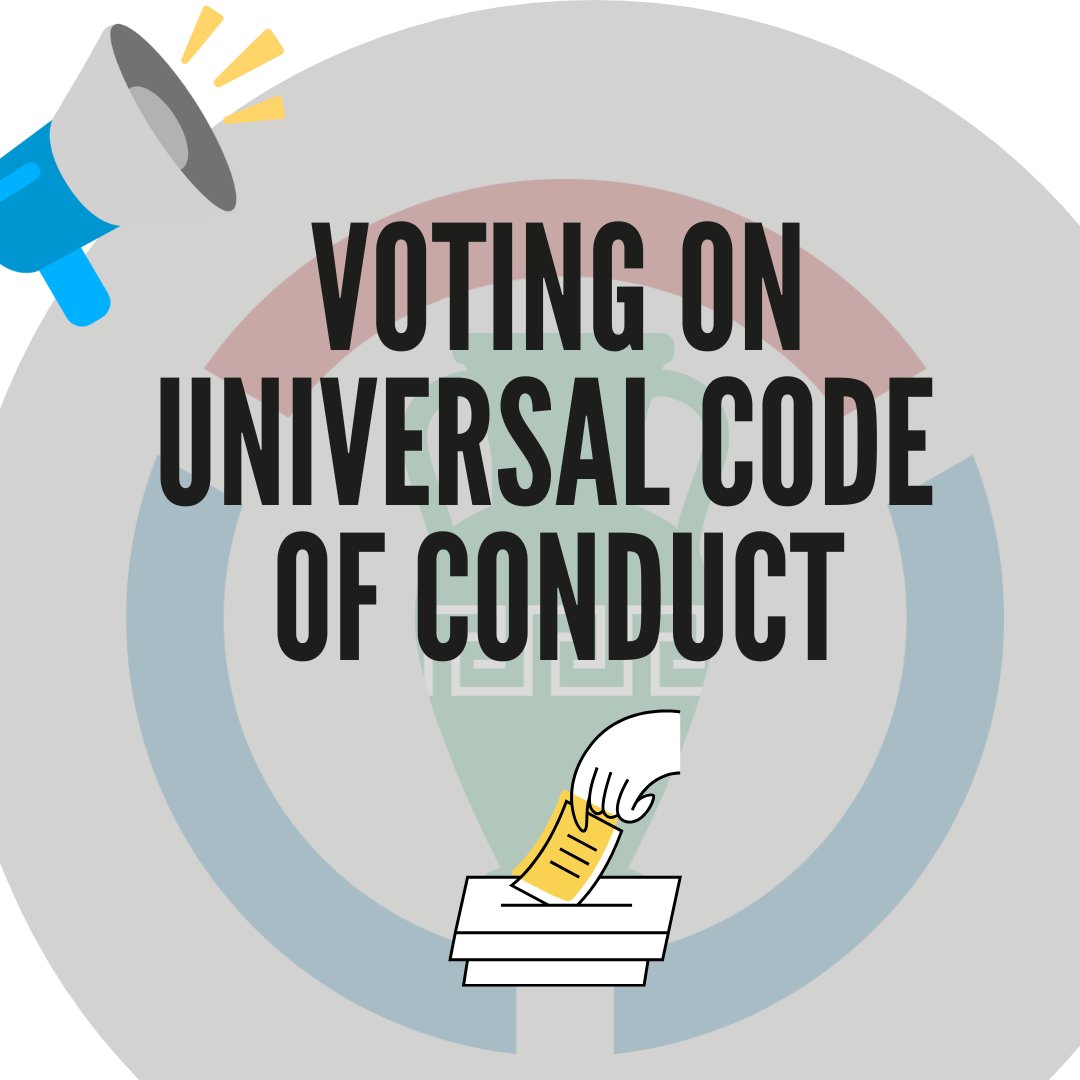 📢The vote on the Universal Code of Conduct has started.

More information about #UCoC
👉 meta.wikimedia.org/wiki/Universal…

You can vote at
👉meta.wikimedia.org/wiki/Special:S…
Please check eligibility
👉meta.toolforge.org/accounteligibi…