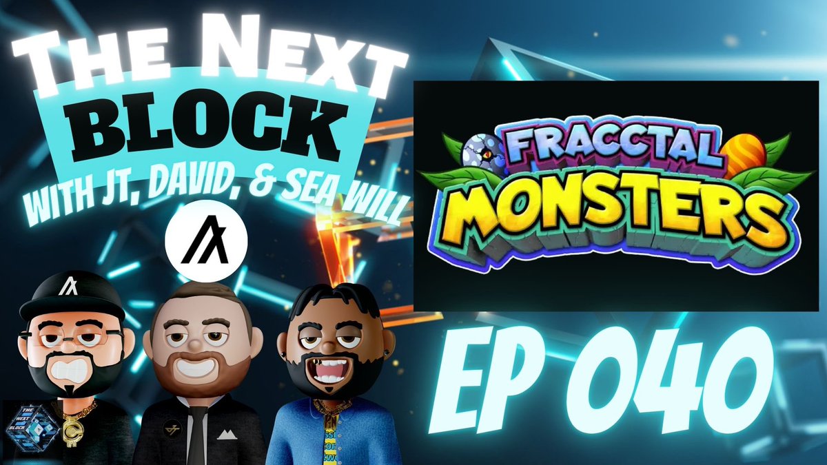 TheNextBlock3's tweet image. ⚡️Wednesday at 1pm we have @FracctalLabs back on the show!
🏆 We will be giving away 3 #FracctalTamer #NFTs!
Be sure to join the show to find out how to win!
Subscribe 👇 & hit that notification bell so you know when we go live!
👉 youtu.be/T6Hg_MkH6BI
$ALGO #Algorand