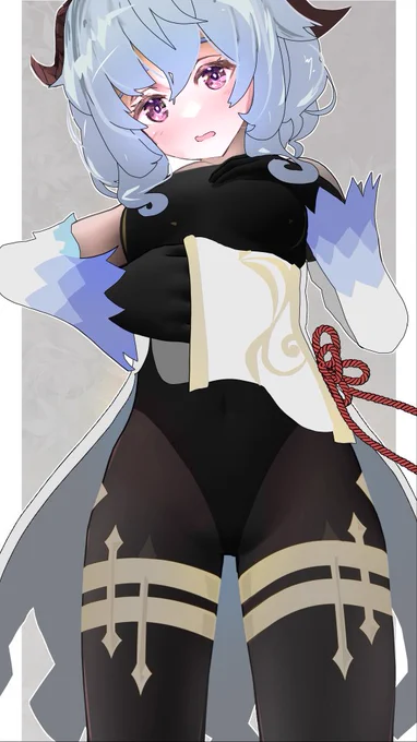 「え、この下?普通に…レオタードですけど…?」な甘雨ちゃん再掲 #GenshinImpact #原神 