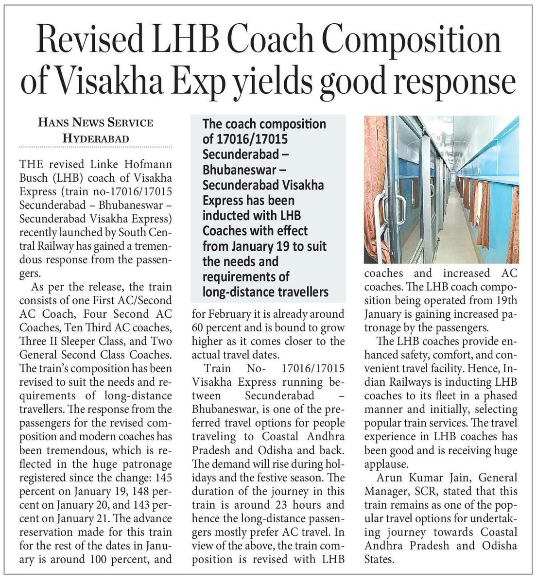 South Central Railway tweet media