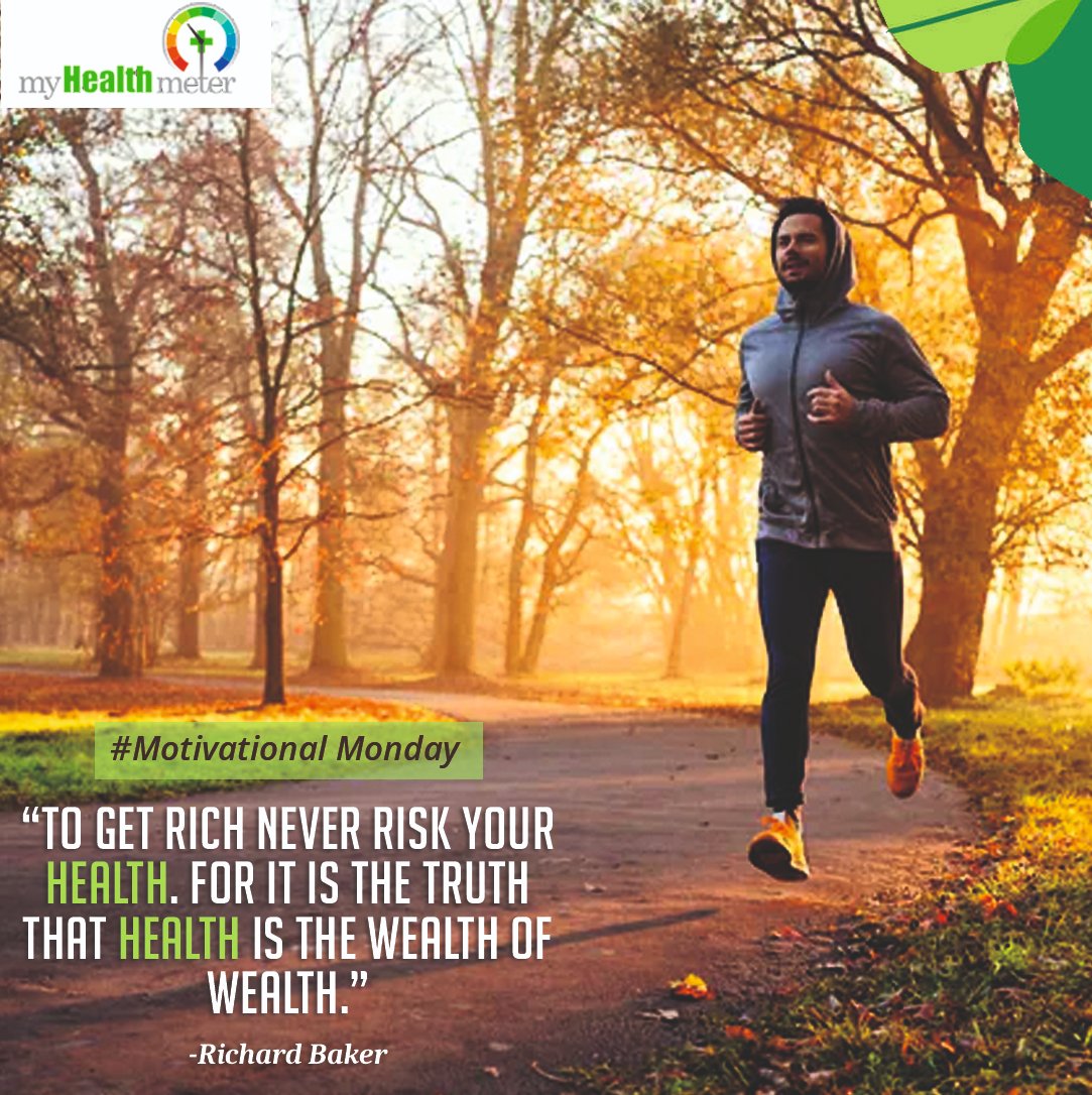 Investing time and effort to improve your health will eventually help you lead a life without illness. A life without illness will always be the greatest wealth anyone can amass in a lifetime. #MondayMotivation #mentalhappiness #dietandnutrition #healthylifestyle #Health #healthy