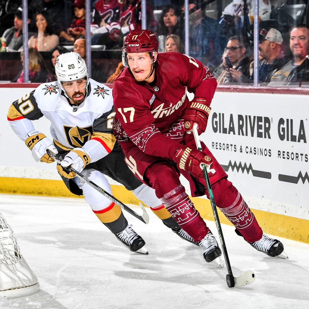 NHL on X: The @ArizonaCoyotes debuted their official Desert