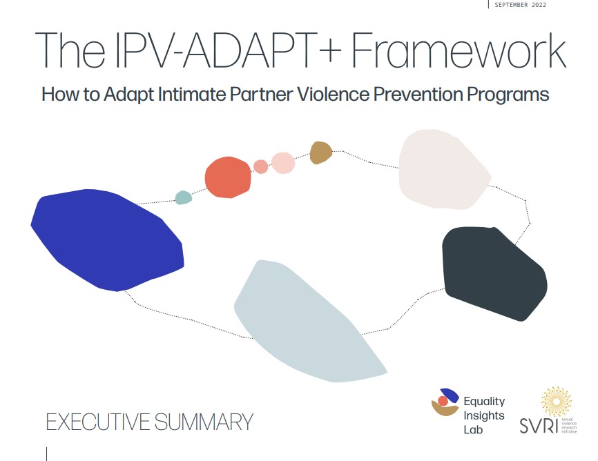 RT <a href="/Prevent_Collab/">Prevention Collaborative</a>
Interested in programme adaptation? Check out this new report from <a href="/VSharmaGlobHth/">Vandana Sharma</a>,<a href="/AnikGevers/">Dr Aník Gevers</a>,<a href="/Liz_Dartnall/">Elizabeth Dartnall</a>, 
<a href="/Cookee_Belen/">Katherine Marie Belen</a>, and Jennifer Scott ➡️ bit.ly/3ZT9ssj

And its executive summary 👉 bit.ly/3XmzRgi

#EndGBV @TheSVRI #VAWG #research