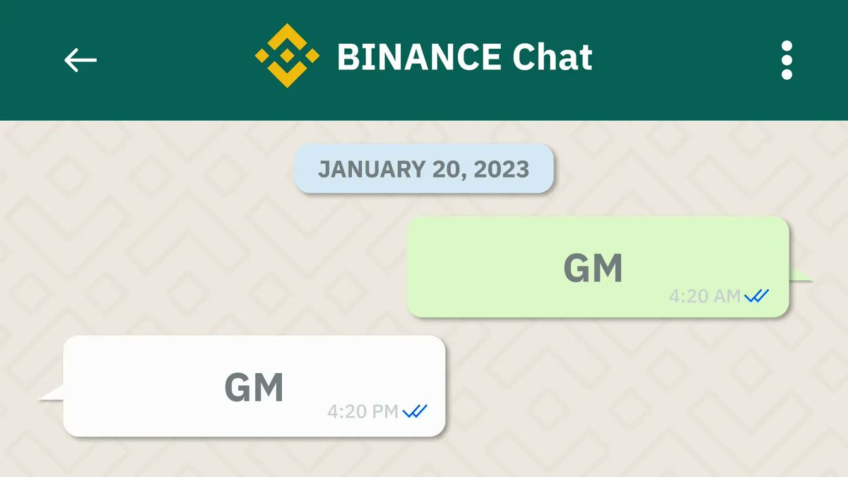 binance's tweet photo. Check the group chat. https://t.co/bwNCW657Cm