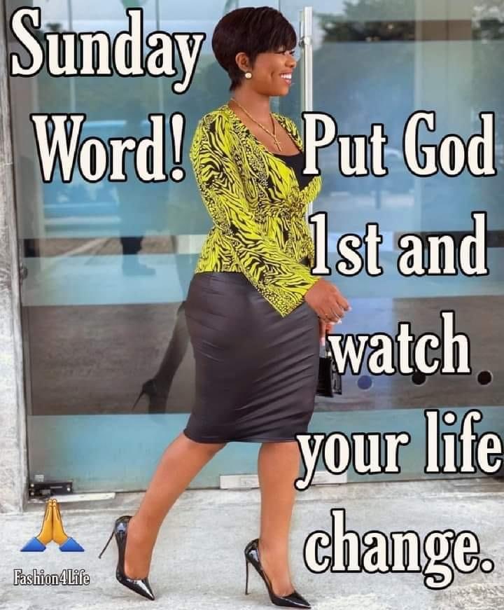 AuthorJoeNBrown's tweet image. Putting God 1st and watching my life change, @Bryant_Selena. #SundayWord #SundayMotivation