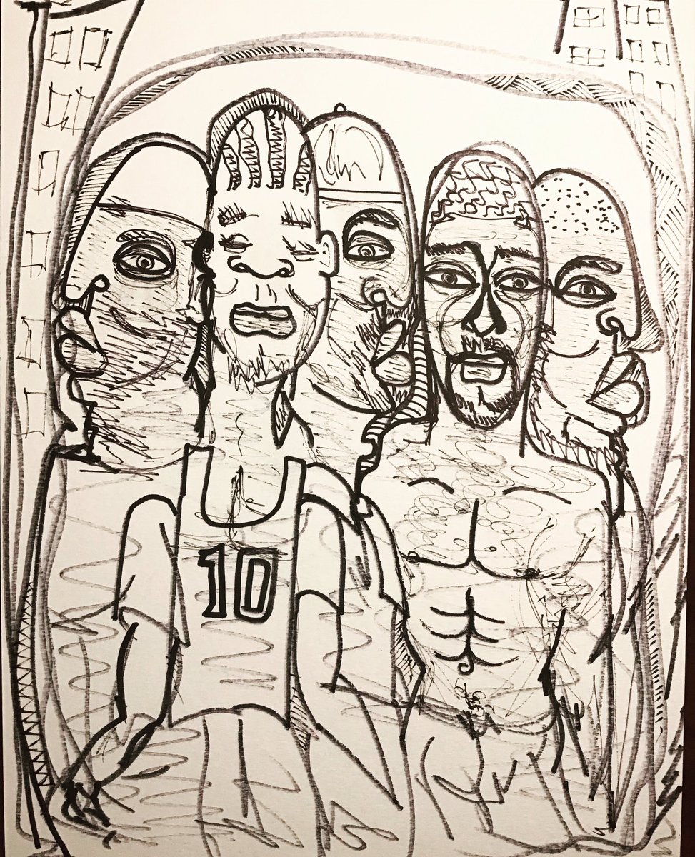 DArscorpius's tweet photo. Original Art by Darscorpius. #biglips #sharpieartist #originalart #originalartwork #abstractart #blackfaces #peopleart #blackartist #blackmanart #artstyle #popartist #blackpeopleart #characterdesign #africanamericanartist #blackartist #markerart #markerartist #sharpieart https://t.co/b0If4Lu4yo