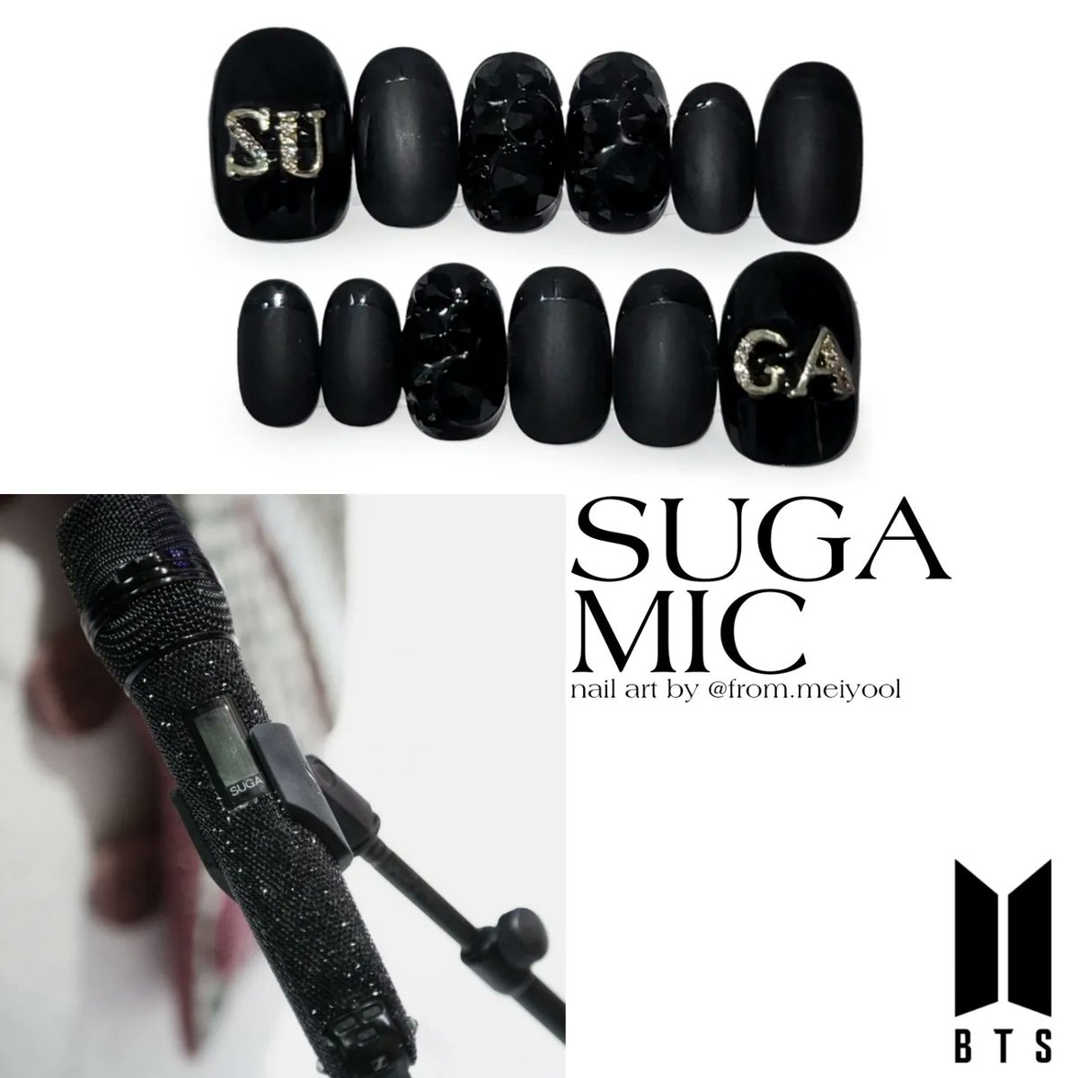 from_meiyool's tweet photo. 🖤SUGA MIC🖤

BTS 슈가 마이크 디자인 수제네일팁
💎스와로브스키 정품스톤사용💎

https://t.co/WxREa4SFk7 https://t.co/sDpPEv0kba