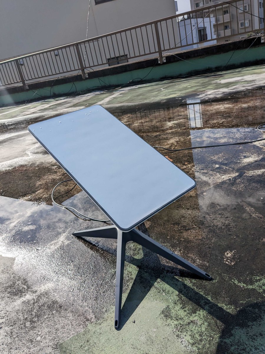 stak_official's tweet photo. Dear Elon Musk(@ElonMusk),
Day 011
It's getting sunny. Starlink is doing well today. You can even do a live stream with this.
Time: 12:20 p.m. (JST)
Download: 161.42Mbps
Upload: 29.34Mbps
Location: https://t.co/U3rs9tR89r
@SpaceX
#StarlinkSpeed https://t.co/XiiYMH5FTO