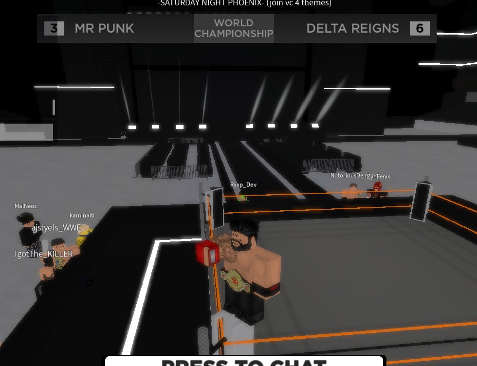 DeltaReigns's tweet photo. @RobloxAEXW  One week ago, I proved whose COMPANY you are in. 7/3 and YOUR NEW UNIFIED UNDISPUTED AEXW WORLD CHAMPION.. 🏆🩸 #TheBloodline #ADifferentLevel  @cxreyz @SaraReigns14 @TheMattSabian @MachoSikoa https://t.co/iA6UkEDSED