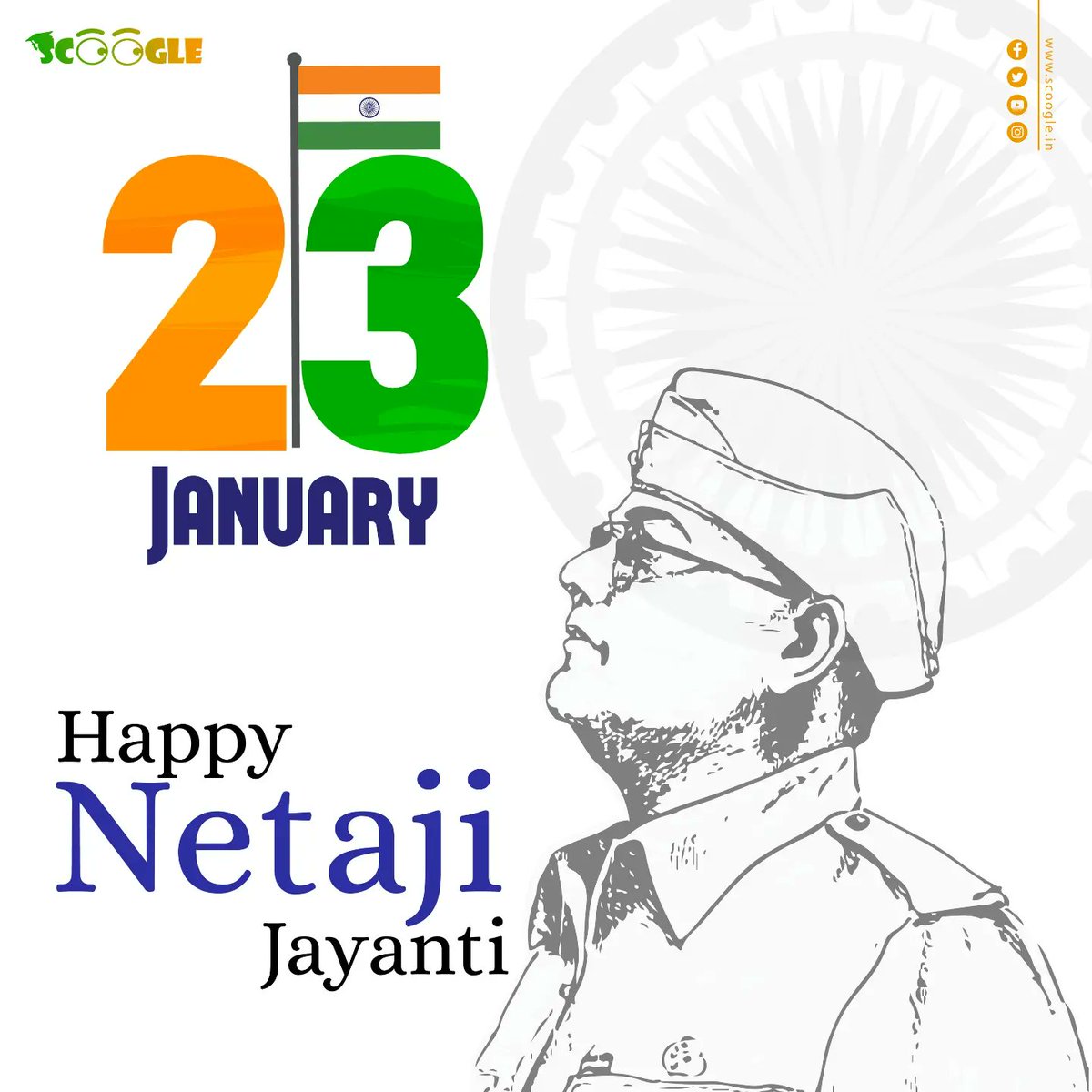 SCOOGLEOFFICIAL's tweet photo. Netaji a great leader who fought for the freedom of India during the freedom fight duration. Netaji Subhash Chandra Bose always had one slogan-Give me blood, I will give you freedom.
#netaji #india #netajisubhashchandrabose #jaihind #vandemataram #janaganamana #freedomfighter https://t.co/MYp1jnZcQ0