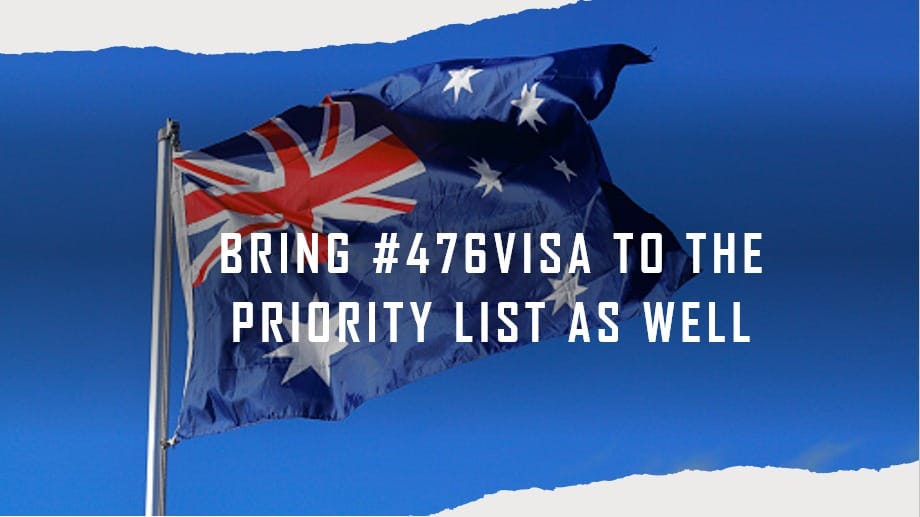 0703b1e684574c3's tweet photo. There is only 8000+ applicants of #476visa. 
Australian government cleared more than 500,000 backlogs. 
¿¿ Why 476visa candidates are waiting more than 4years??
Please also pay your attention to #476visa.
#prioritize 
@AlboMP @andrewjgiles @ClareONeilMP @7NewsAustralia @theage https://t.co/4HHecgOqkm