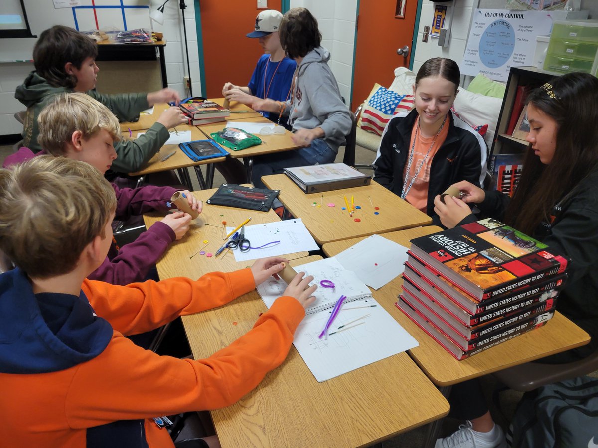 rccline0's tweet photo. How do you get students interested in the Industrial revolution? Have them design their own trains. Design and prototype Friday, assembly line Monday!
#engagingactivity @HumbleISD_RMS https://t.co/lCQzO4zSwH