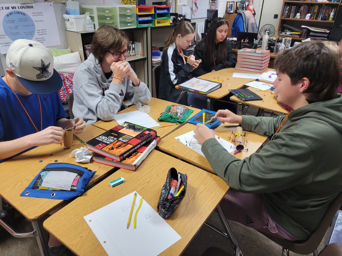 rccline0's tweet photo. How do you get students interested in the Industrial revolution? Have them design their own trains. Design and prototype Friday, assembly line Monday!
#engagingactivity @HumbleISD_RMS https://t.co/lCQzO4zSwH