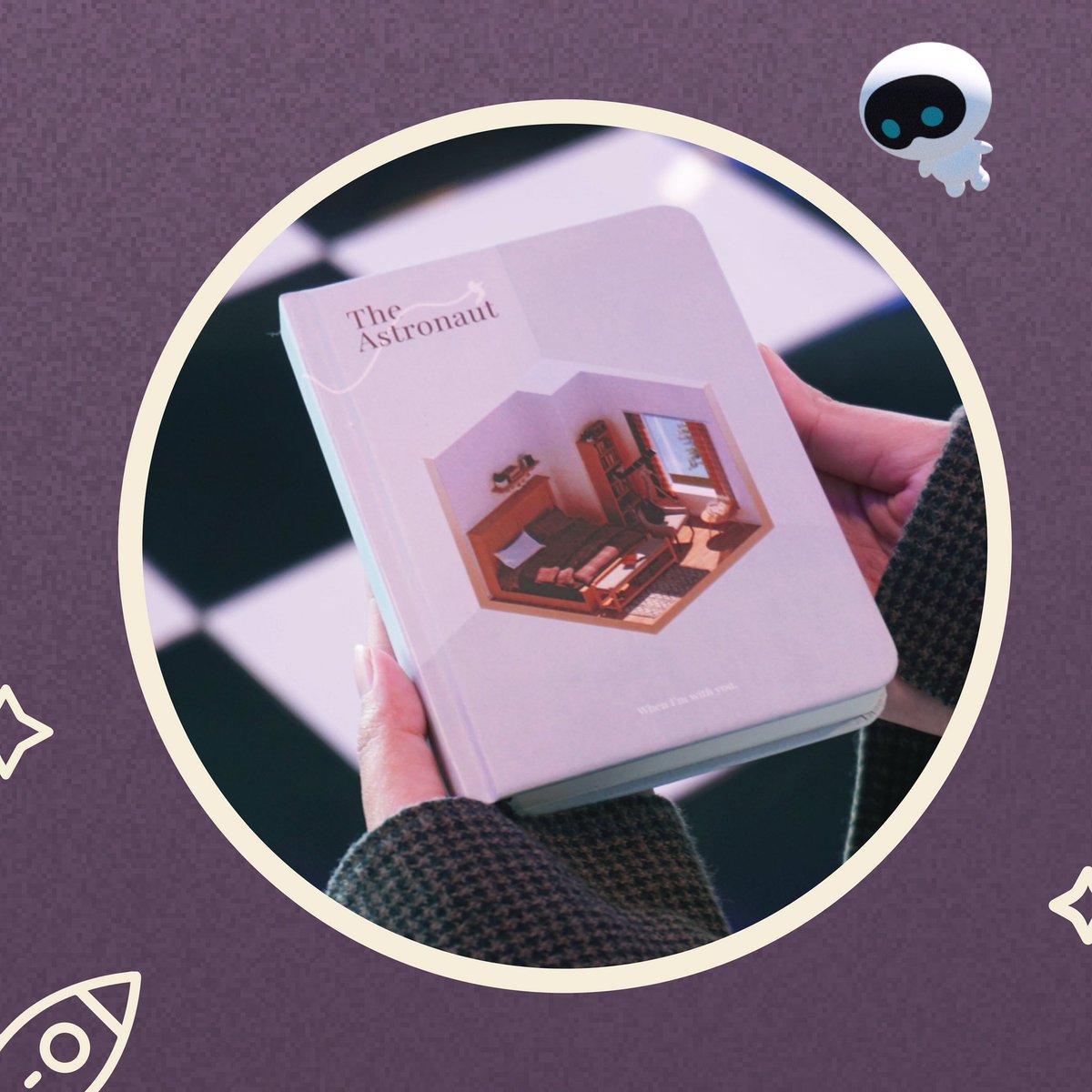 selfprod_id's tweet photo. Let's plan this year inside the room of our wanderer! 🚀💜 

The Astronaut Notebook Planner
Size : A6
Contents : Monthly Planner + Dotted Pages

Available here : https://t.co/QYTq1eJSsE https://t.co/flgqXhghWu
