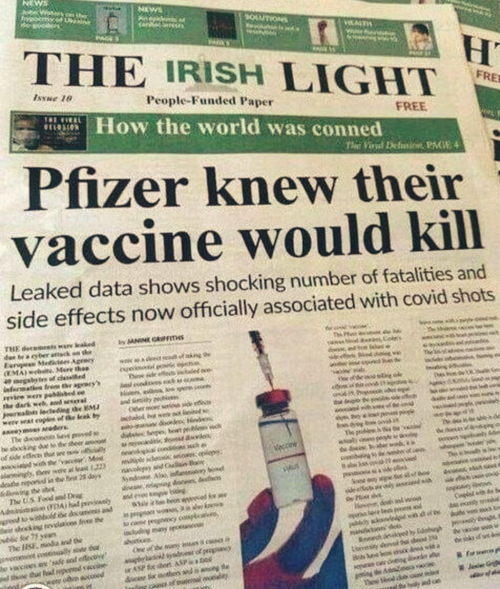 🤔🤫 Ya Don't Say 🤦‍♂️ #PfizerLiedPeopleDied