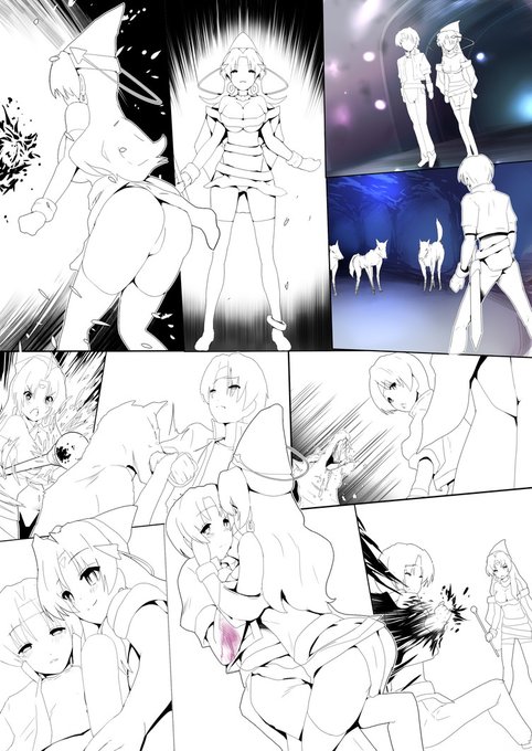 線画でけた ぬります 