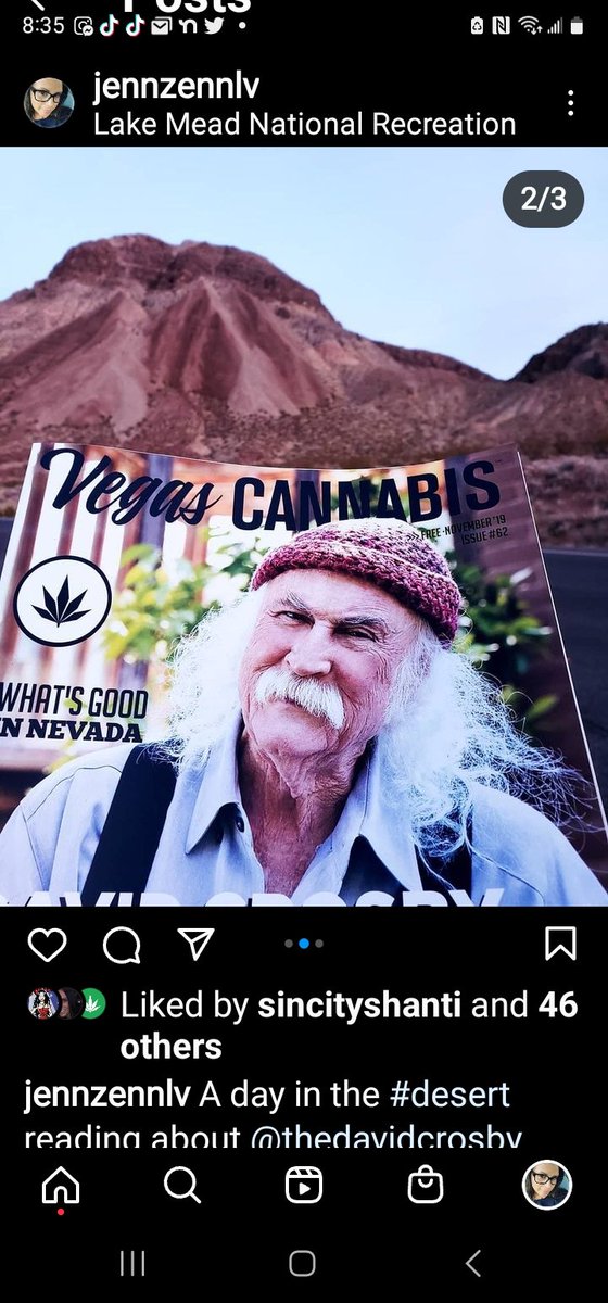 Remembering my experience interviewing the great <a href="/thedavidcrosby/">David Crosby</a> for <a href="/702VCM/">Vegas Cannabis Mag</a> back in 2019.  Stephanie Shehan, <a href="/gravityamp/">Gravity Amplifiers</a> and I, crammed into a small office on FaceTime with Croz from his hotel room on tour, as he spoke to us at length about cannabis &amp; music ✌️